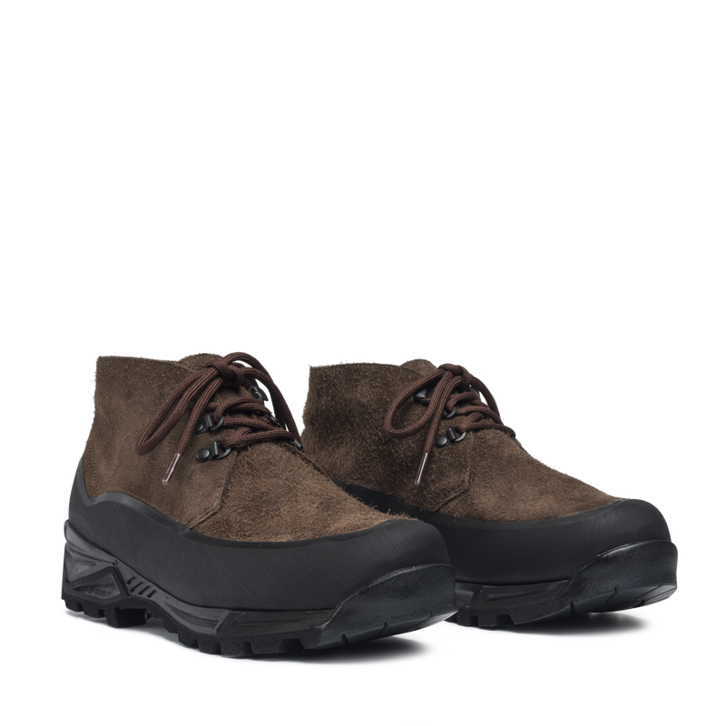 Asiago Brown Hairy Suede M